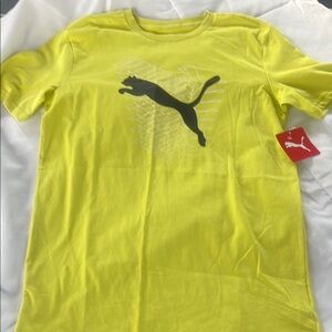 Puma Yellow Graphic T-Shirt